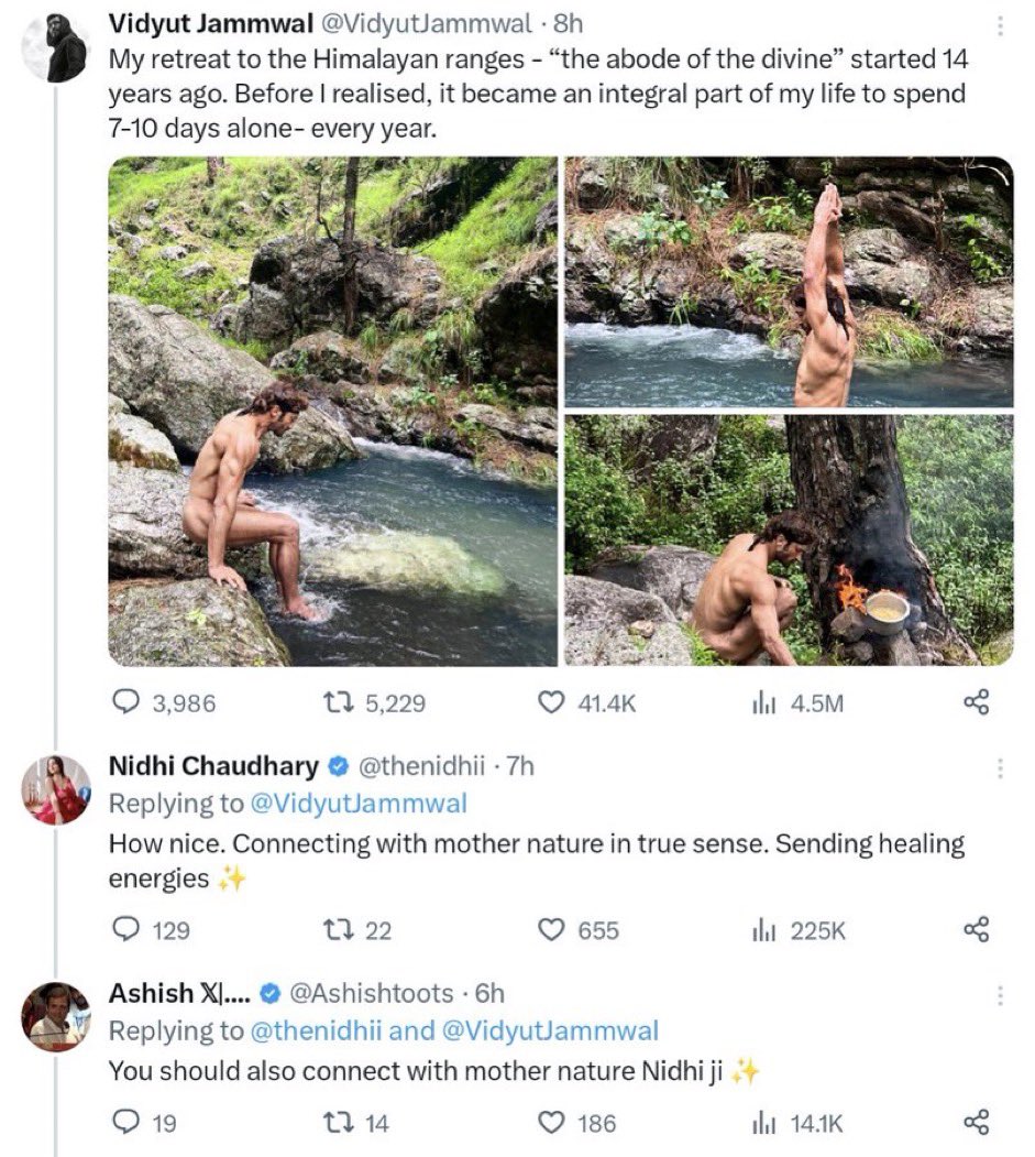 _contextindia's tweet photo. Gems of India 
#nature #twitter #india #VidyutJammwal #himalaya https://t.co/swaWcRJv3O