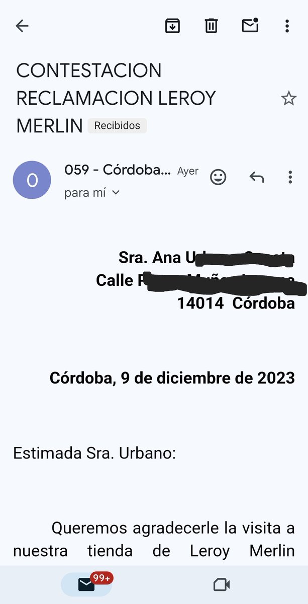 Anaurbanoc's tweet photo. @leroymerlin_es No tengo ticket ya que finalmente no hice la compra, solamente perdí mi tiempo en ir a una tienda en la que la atención al público no es adecuada, aparte de la distancia a mi domicilio. Es obvio que la direccion del centro conoce bien la ventaja con la que cuenta. Su respuesta: https://t.co/kMxw6AcspS