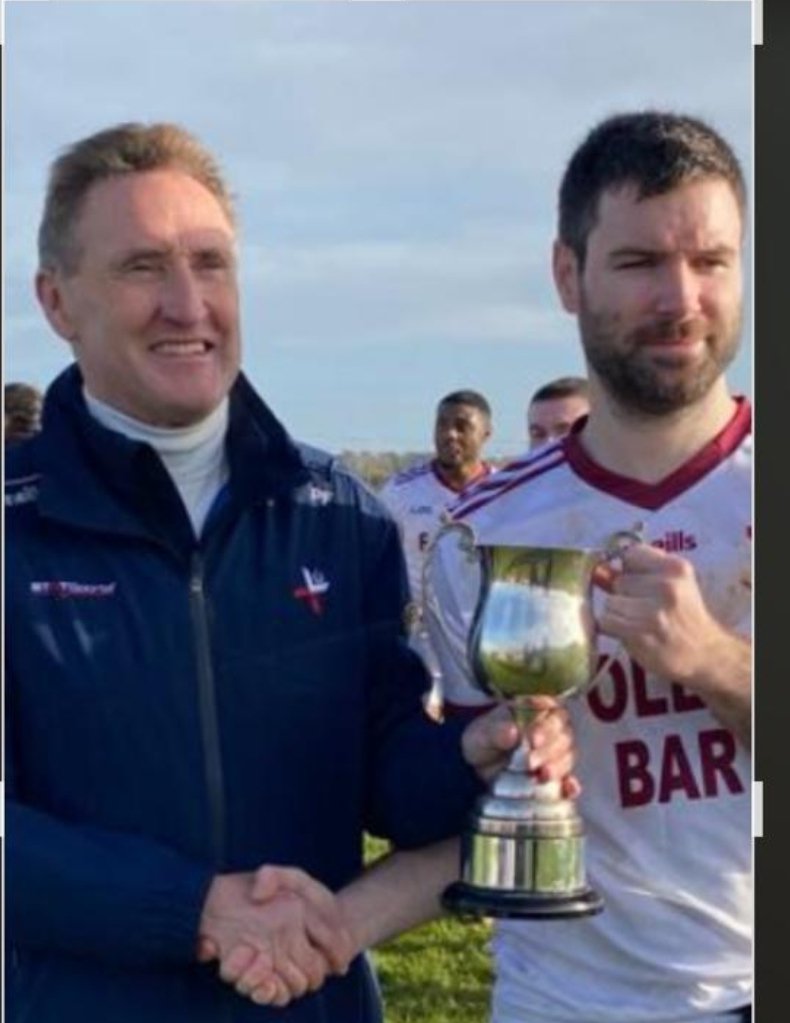 Congratulations to St.Oliver  Plunketts, Winners of the Hollywood Development Division 6 League.

Final score today
Oliver Plunketts 3-12
Naomh Fionnbarra 1-08

Congratulations to all involved 🔴⚪️ <a href="/OPGFCDrogheda/">Oliver Plunketts</a>
