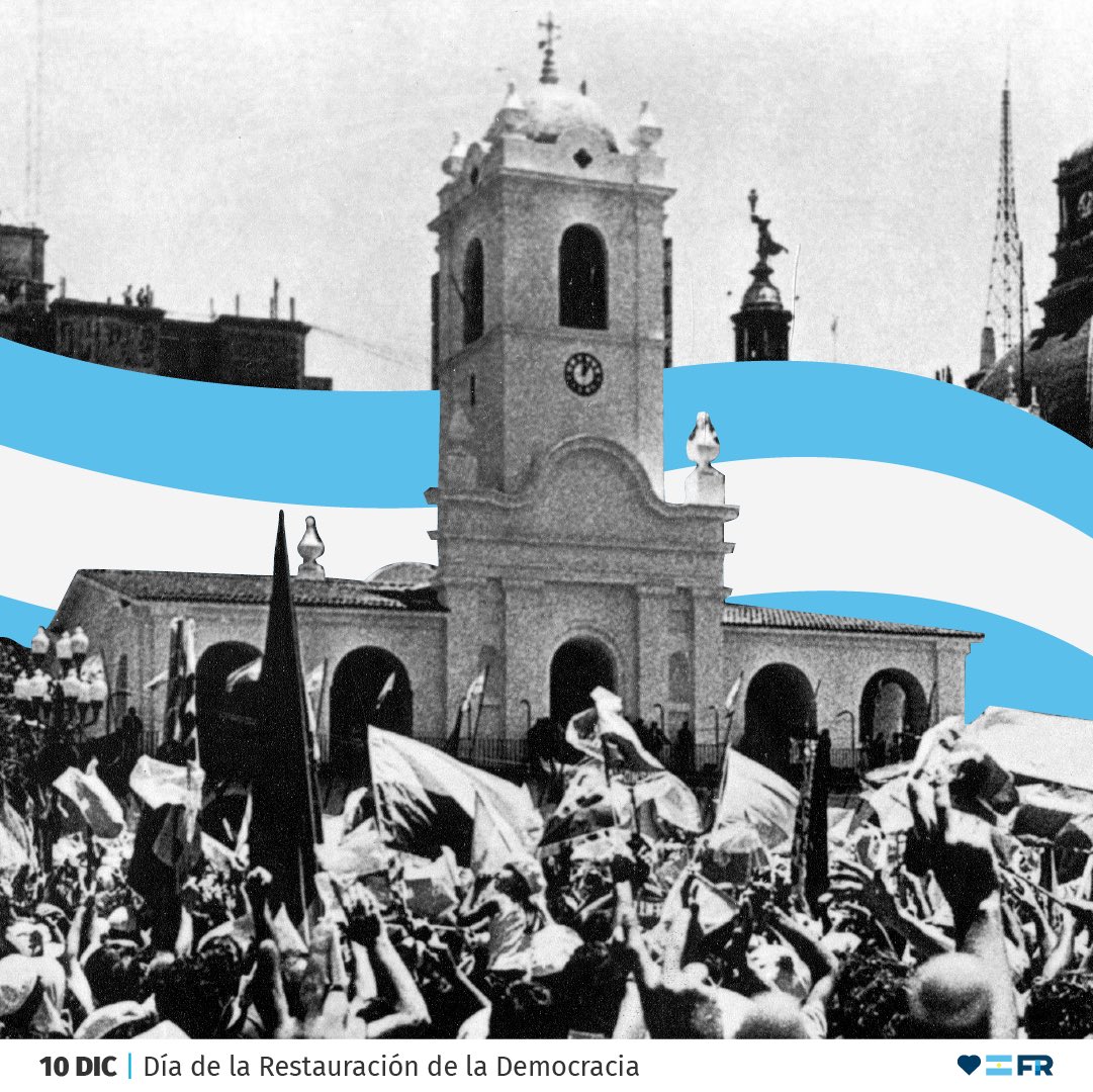 40 AÑOS DE DEMOCRACIA

El 10 de diciembre de 1983 asumía Raúl Alfonsín, poniendo fin a una de las etapas más oscuras de la Argentina.

Por ésta razón celebramos el Día de la Restauración de la Democracia, reforzando las ideas de Memoria, Verdad y Justicia.