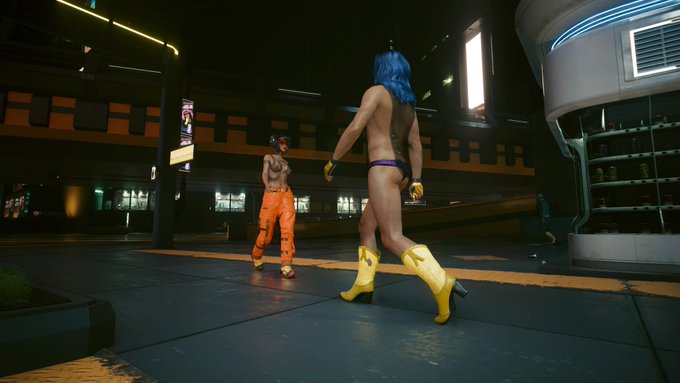 night city is fashion city #Cyberpunk2077 https://t.co/t5SdnzFU9o<a href="/tag/cyberpunk2077"class="tags">#Cyberpunk2077</a>