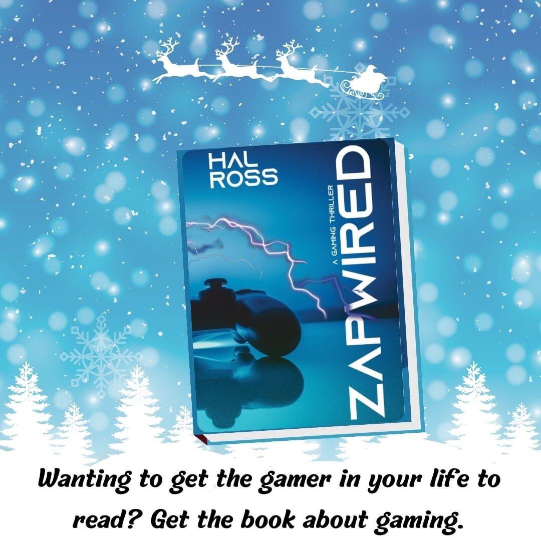 HalRossAuthor's tweet photo. @vincentvanzand1 Want to get the gamer in your life to read more? Get the book about gaming! Zapwired by Hal Ross #gaming #videogame #thriller #gamedistributor #terrorism #thriller #fiction #fastpaced https://t.co/OvJ5qUdram https://t.co/Nz2KOxOPmD
