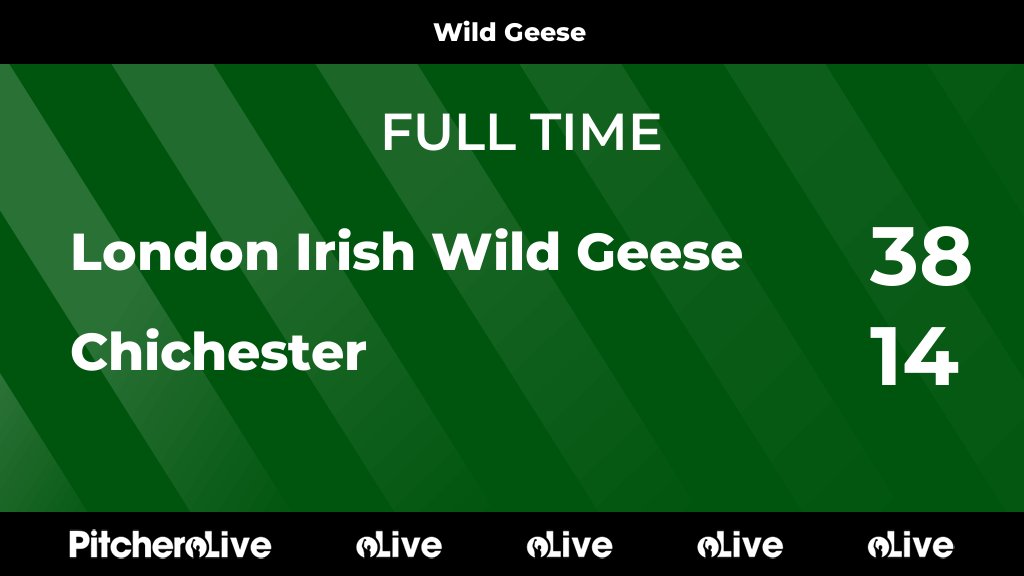 FULL TIME: London Irish Wild Geese 38 - 14 Chichester
#LONCHI #Pitchero
liarfc.co.uk/teams/208496/m…