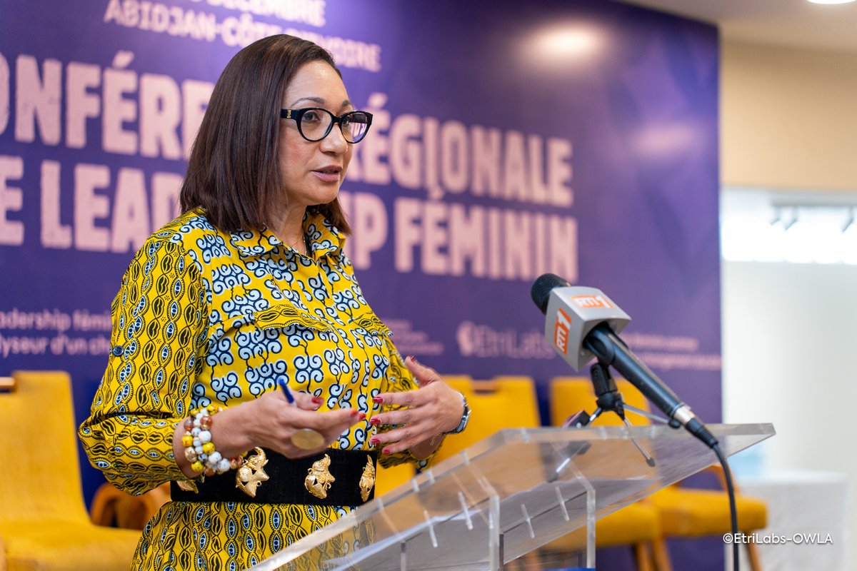 Aux lauréates du programme #OWLA elle a adressé, les mots suivants :  vous avez l'obligation de persévérer dans la transformation que vous avez amorcée en vous-mêmes, et que vous continuerez à entretenir. C'est une responsabilité de perpétuer cette chaîne, de catalyser la