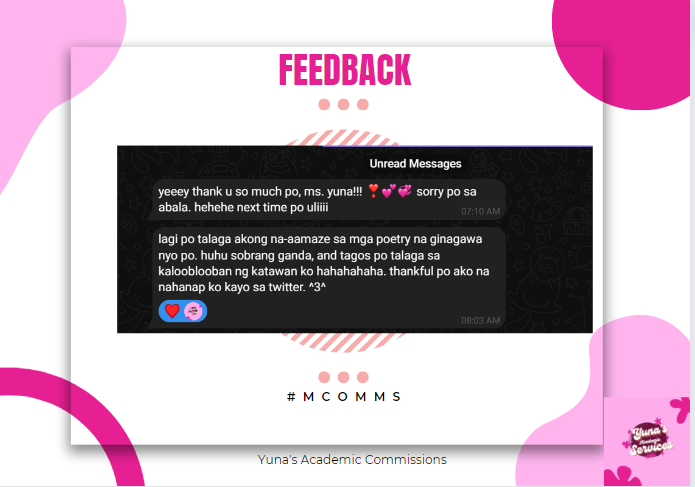 moonserve_acads's tweet photo. Tysm for trusting! #mcomms             
Task: POETRY   

t. lf clients commissioner acad helper server pagawa module essay student budget friendly reflection poem ghostwriter ph activity case study research speech sanaysay lesson accounting fabm business plan ethics https://t.co/Y6e9uAIgAG
