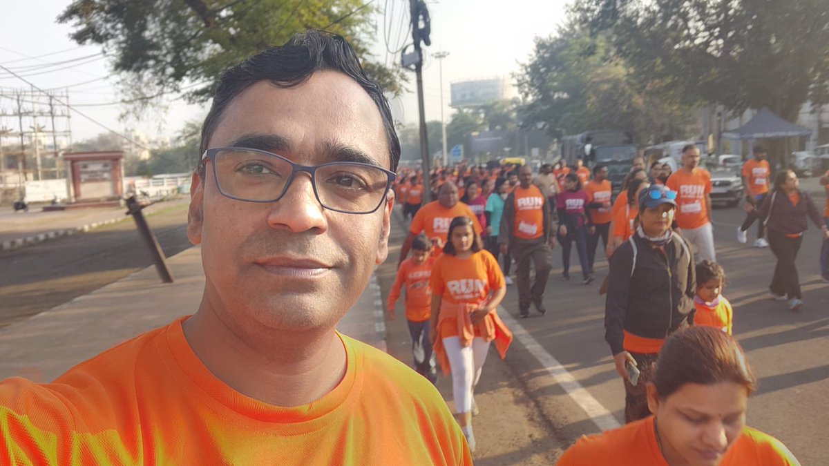 pathaksandeepk's tweet photo. RunBhopalRun: Participated in the Bhopal marathon (5K) and completed successfully @runbhopalrun #bhopal #library #libraryofindia https://t.co/NyZUsDR2sD