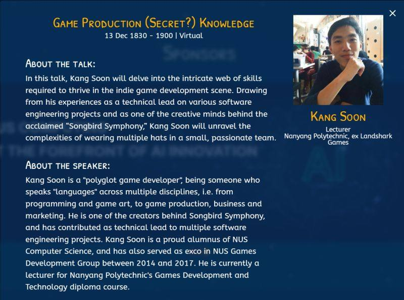 CuteGreenThing's tweet photo. Catch me this Wednesday (13 Dec) 6:30pm - 7pm SG time on Zoom (link below) as I talk about the secrets(?) of game production.

This is to support "GameCraft!", an annual game jam organized by NUS Games Development Group

Zoom: https://t.co/hxPQC1doZa

Proud to be an alumnus :) https://t.co/LSRVQFWGuH
