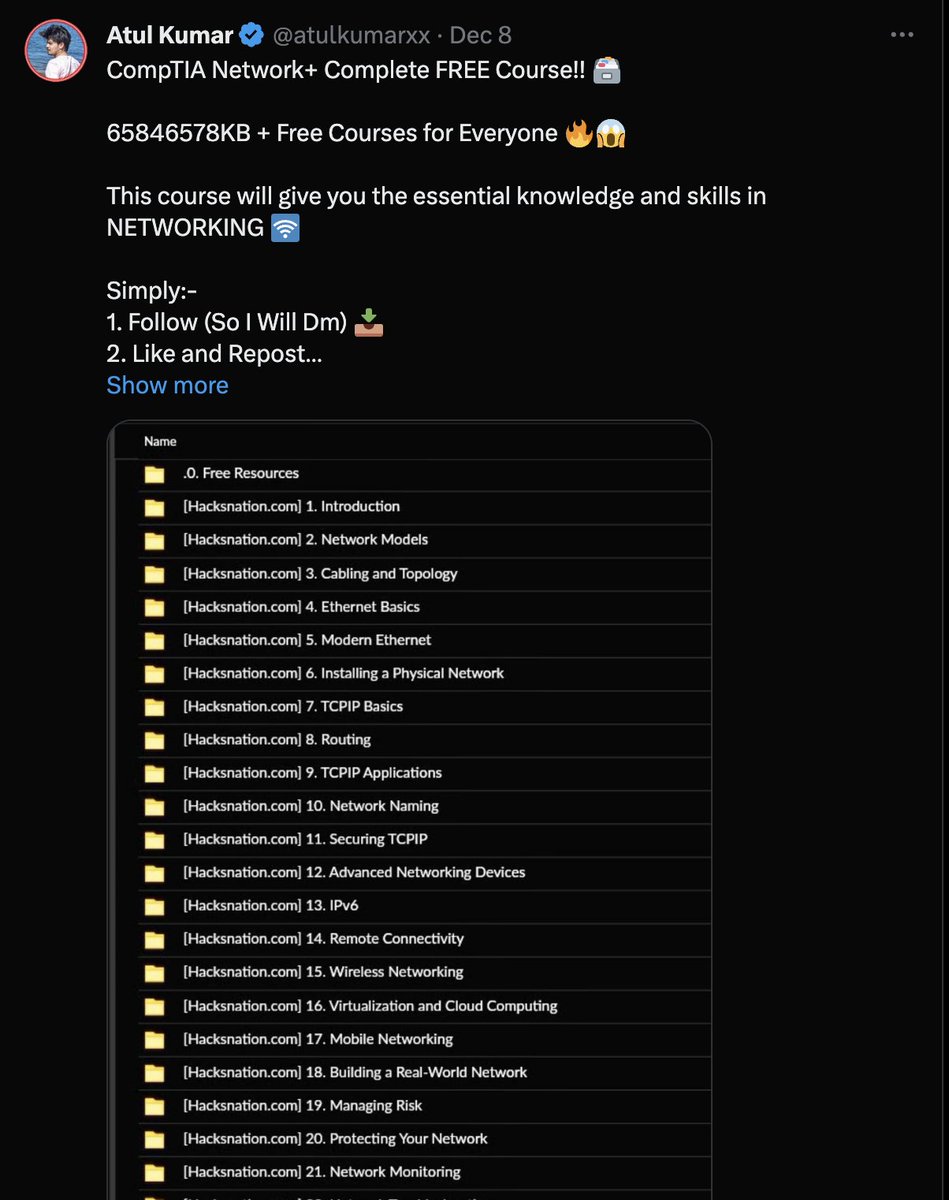 mehulmpt's tweet image. The post pirating Codedamn&apos;s content is taken down by X but look at his account. 

It&apos;s the hard work of thousands of content creators across Codedamn, Udemy, Pluralsight, YouTube, and more - that don&apos;t deserve this. 

If you want it for free, ask them or follow instructors -…
