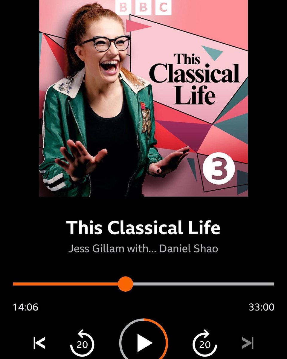 Thank you to the incredible @jessgillamsax for having me on @BBCRadio3 #ThisClassicalLife to talk about some of our fave tunes! Always wanted to do a desert island discs-style show so this was sooo fun 🎶 available on BBC Sounds for a while. 

Ft. accidental outfit coordination