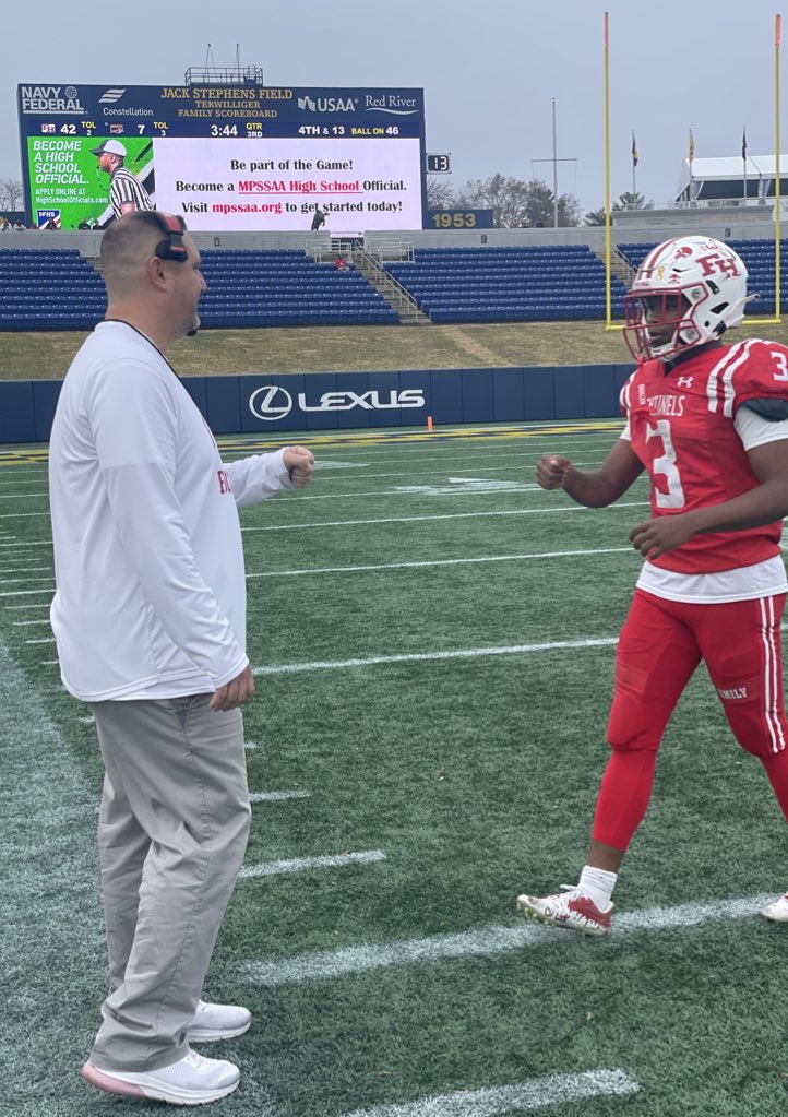 Most Total Touchdowns, 34
Most Rushing Touchdowns, 33
Most Point Scored, 208

Jabril Daniels’ record setting season occurred with the #Sentinels playing 12 total games — the junior RB accomplished school marks with #FH having games in Week 3 and Week 10 cancelled by the opponent.