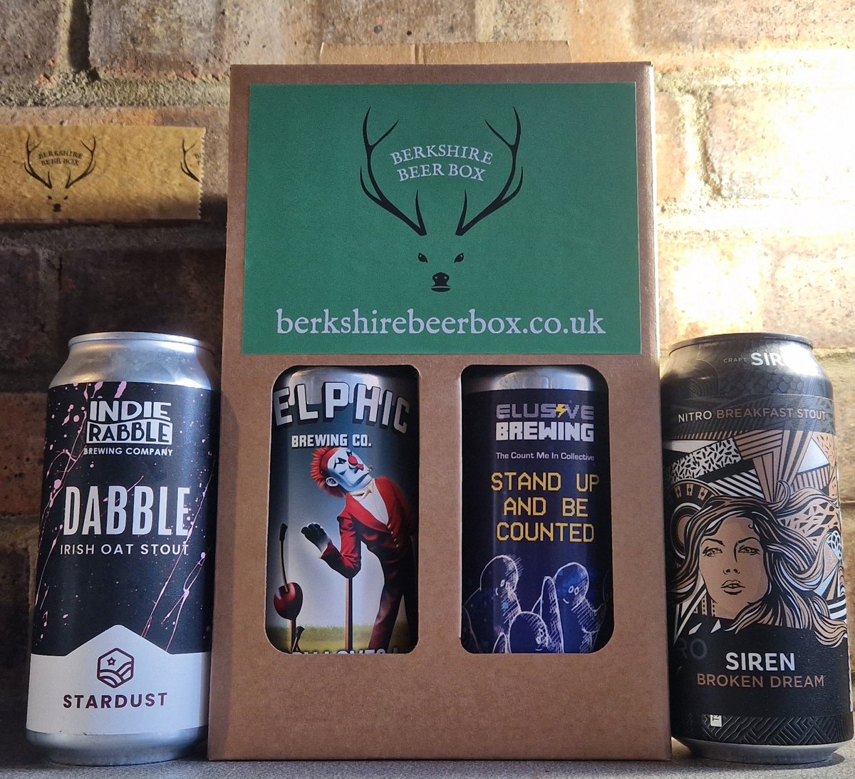 DARK BEER BOX! In shop now! The perfect gift for that darker beer lover we all know! berkshirebeerbox.co.uk/shop #Berkshire #Beer #Christmas