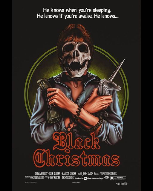 Interesting poster for #BlackChristmas 1974 #ChristmasHorror #HorrorMovies