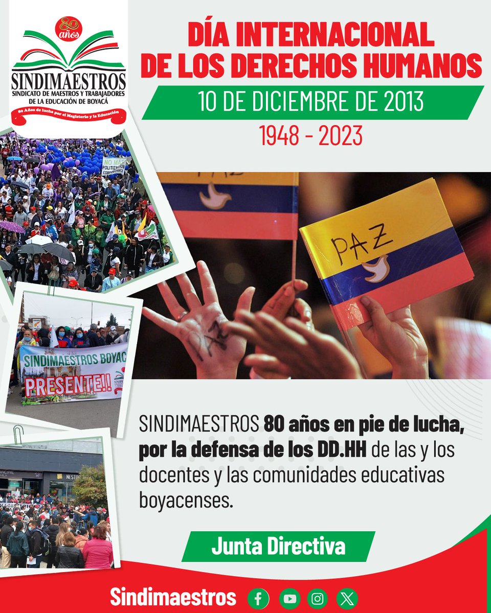 Sindimaestros - Boyacá tweet media