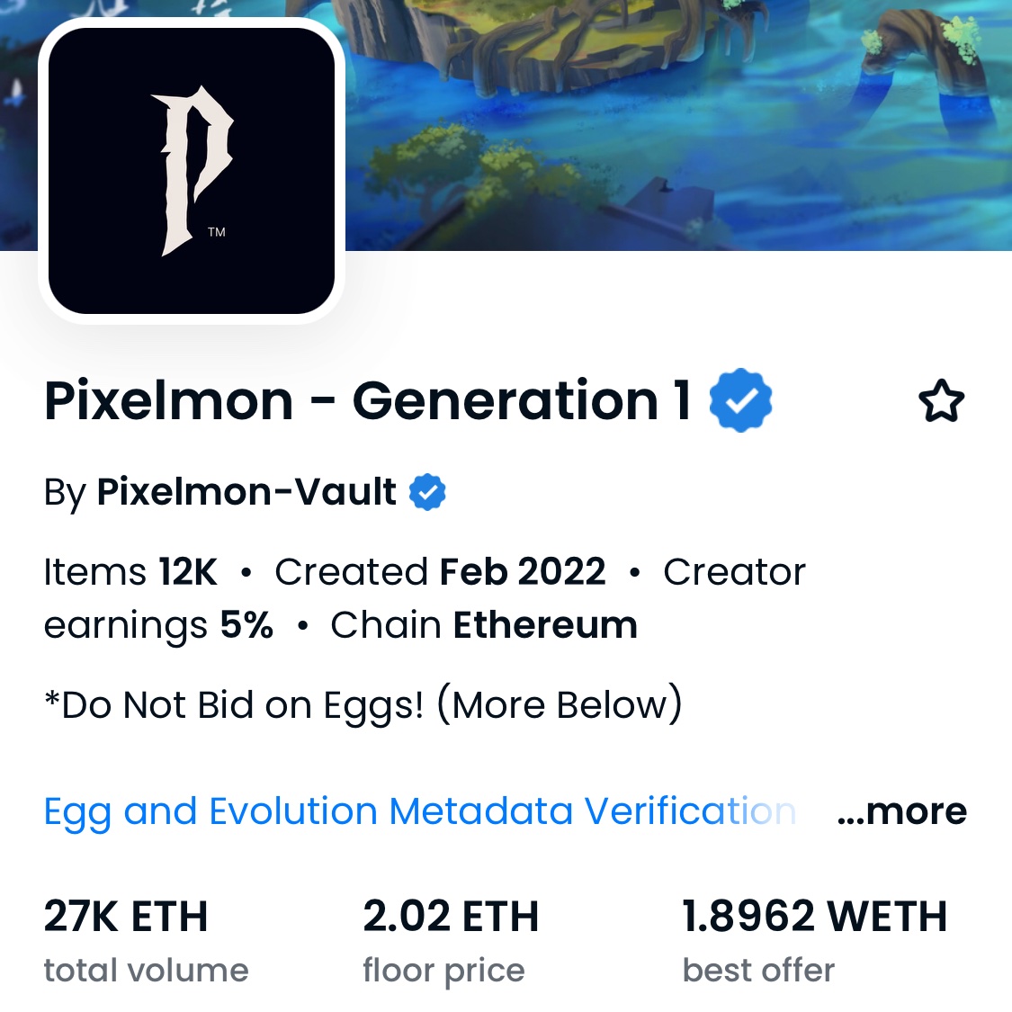 We started working with the @Pixelmon team around 0.3-0.4 ETH. The floor is now 2 ETH. I can tell you they deserve every bit of this success. Whenever we proposed something new, the first question they would ask is “how does this impact the community?” They understand Web3,…