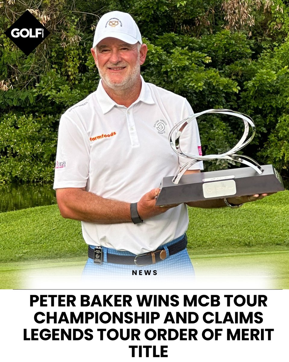 GolfMonthly's tweet image. A thrilling week in Mauritius ends with Peter Baker claiming not only the #MCBTourChamp, but also the @euLegendsTour Order of Merit title👏 @constancehotels #MCBRoadToMauritius