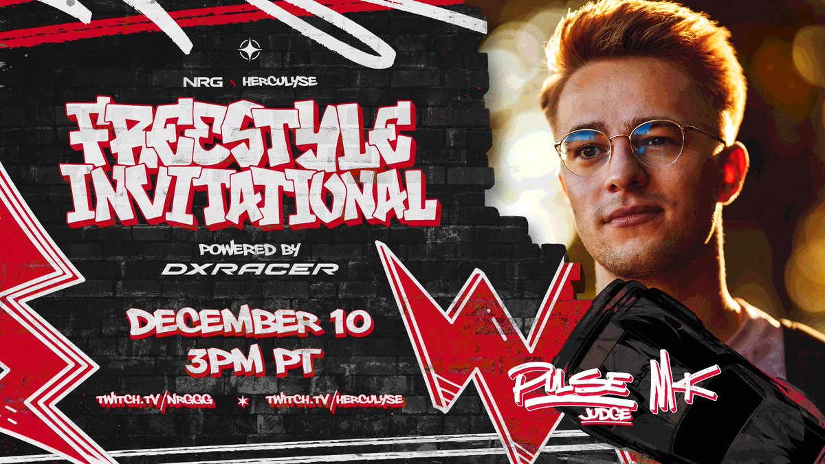 Finally a new Freestyle tourney with some of the best freestylers in the scene. Catch me today at 3 PM PT as a Celebrity Judge at the Freestyle Invitational with @herculysee & @nrggg! 💛🖤 twitch.tv/nrggg & twitch.tv/herculyse
