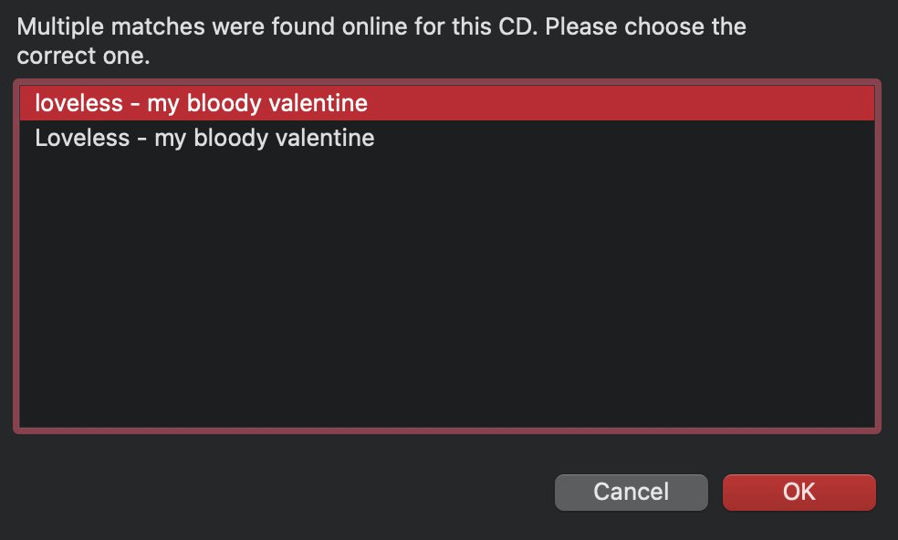 love that this pops up when you put the cd in a computer. like it's testing your mbv knowledge. if you choose the wrong stylization the disc instantly self-destructs. then kevin shields calls and tells you he doesn't respect you.