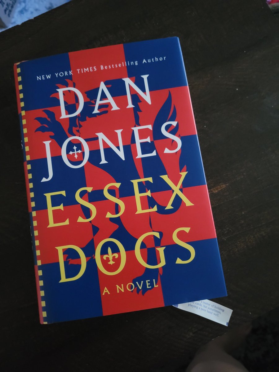 Finished Dan Jones #EssexDogs... oh my gosh... it was so good!  (FYI, there is a lot of cursing), but overall, it's a decent story.. will read the next one!
