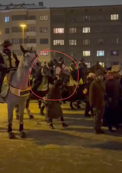 Lisää #väkivalta'ista käytöstä #poliisi'lta #itsenäisyyspäivä'n mielenosoituksessa #Töölöntori'lla. Videolla näkyy mm. kuinka rauhallisesti kävelevää lyödään takaraivoon. 

Lue lisää ja katso video täältä:
--> hs.fi/kaupunki/art-2…

#IlmanNatseja #poliisiväkivalta
