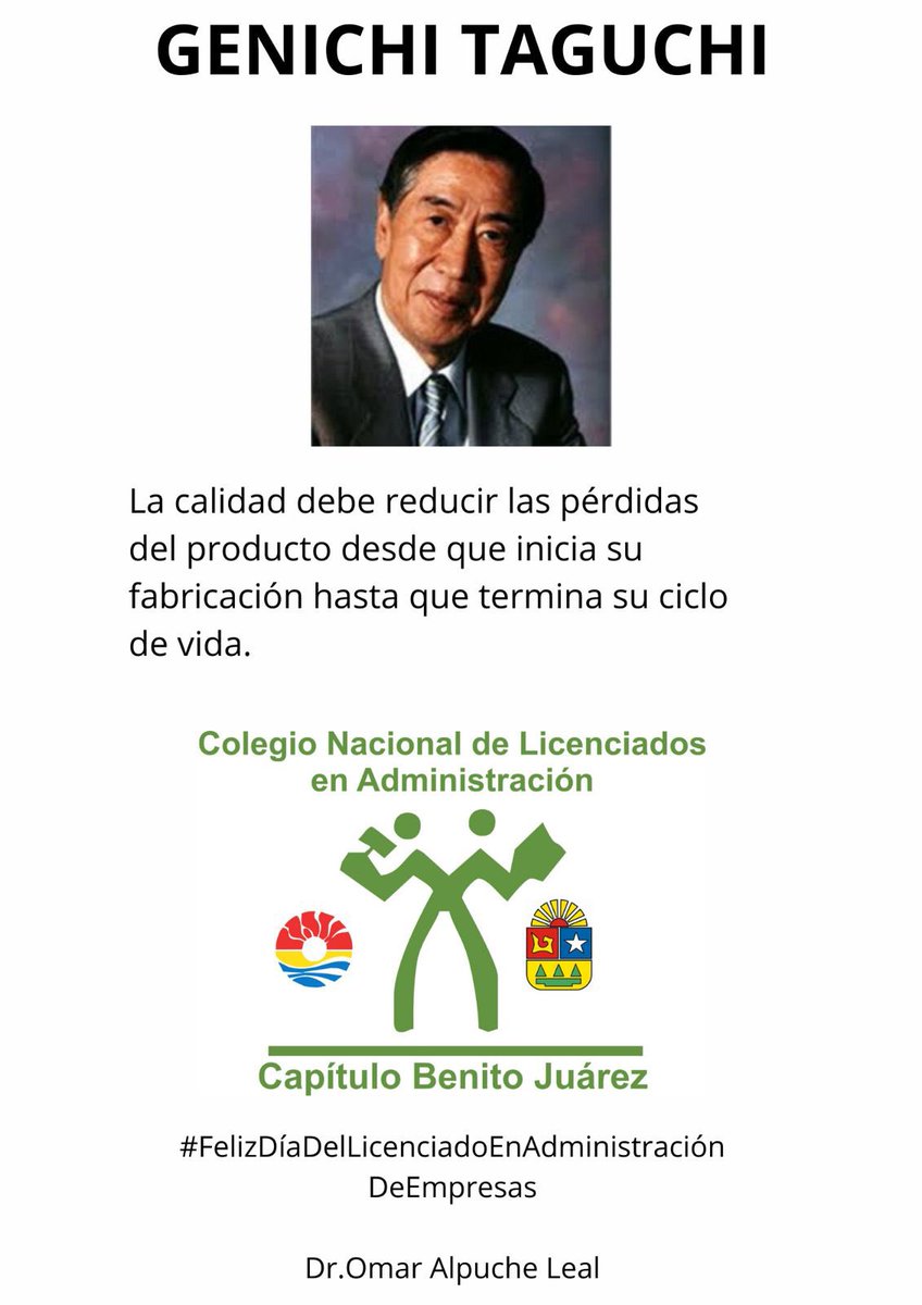 La calidad es nuestra mejor garantía de la fidelidad de los clientes, nuestra más fuerte defensa contra la competencia extranjera y el único camino para el crecimiento y los beneficios.

<a href="/omaralpuche/">omar alpuche leal</a> 
#calidad