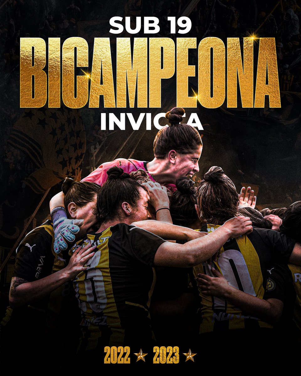 FemeninoCAP's tweet photo. 🏆 𝐒𝐔𝐁 𝟏𝟗 𝐁𝐈𝐂𝐀𝐌𝐏𝐄𝐎𝐍𝐀 𝐈𝐍𝐕𝐈𝐂𝐓𝐀 ⭐️⭐️ https://t.co/D5Fymps1HK
