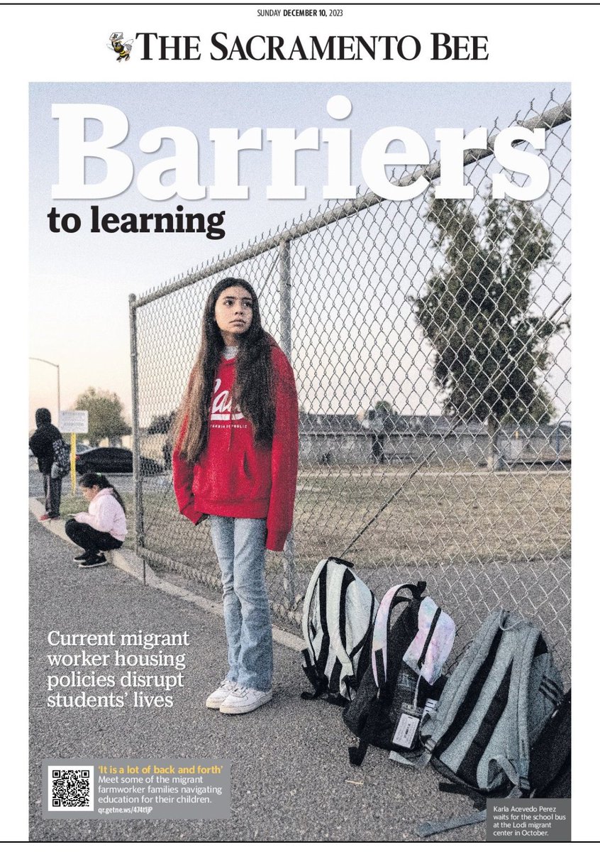 In today’s @sacbee_news #reimagined print edition our story on student struggles after #migranthousing closes. Story by @mathewjmiranda and @lindseymholden #readlocal #agriculture #housing #education #California