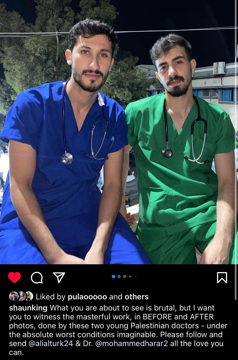 A moment of appreciation for the real heroes in this conflict.God bless ya both