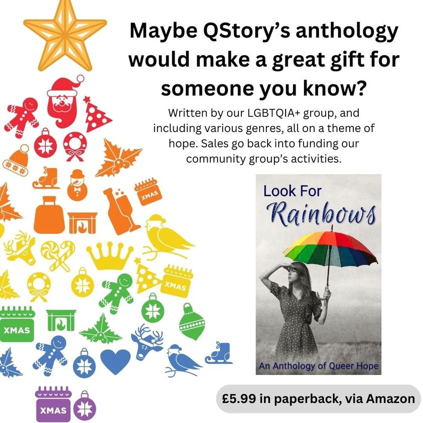 🎄 Looking for a great #Christmas gift? 🎁 📕 Our newest anthology, 'Look For Rainbows: An Anthology of Queer Hope' is the gift you've been looking for! ✍️ Written by #Local #Northampton based authors, get your copy now - amazon.co.uk/Look-Rainbows-… #LGBTQIA #QueerFiction 🏳️‍🌈🏳️‍⚧️