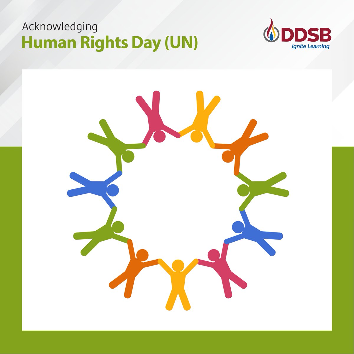 DDSB recognizes the 75th anniversary of one of the world's most groundbreaking global pledges: the Universal Declaration of Human Rights (UDHR).