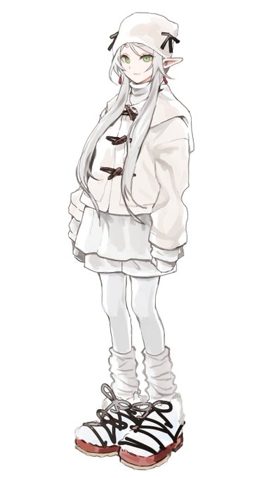 エルフは耳の先が寒そう