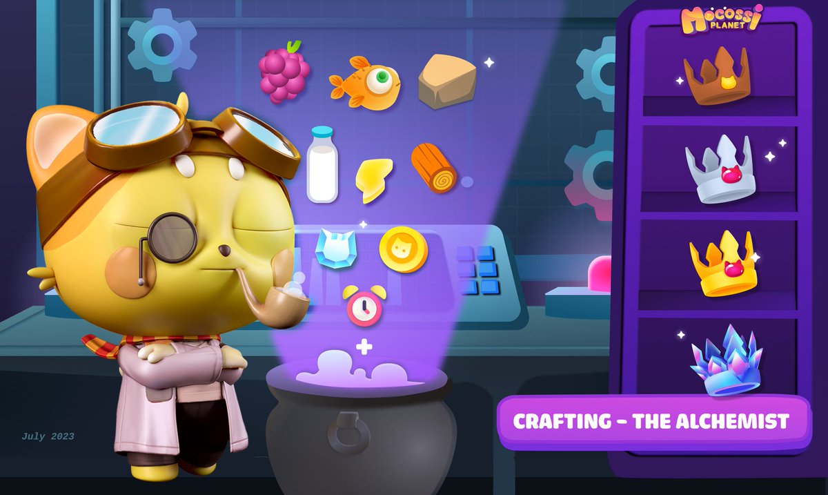 AnthonyMocossi's tweet photo. You know, it's a market rule that after ADA rises, CNT follows, and then comes the CNFT season. As you're aware, @officialmocossi has just released the crafting feature. With this feature, a large amount of farming resources, along with Moshi (in-game currency), or you can call it MCOS in-game (Mocossi project token), which will be used for crafting. This is part of our plan to reduce inflation in the game. Next, we will take various actions to increase the utilities of MCOS and attract a large amount of MCOS outside the market (Thanks, @ArthurJGoldman, for your valuable suggestions). I hope these actions bring many benefits to the community and help Mocossi take off in the upcoming CNFT season. Can't wait to share with you!