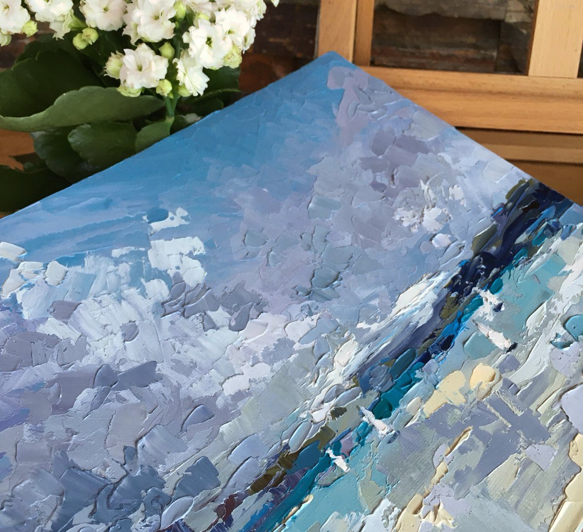 OXYPOINT_ART's tweet photo. "Sea breeze"
oil on canvas panel
30x24 cm (11.8 х9.4 in)
#art #artist #artstagram #artstudio #artwork #contemporaryart #contemporarypainting #fineart #modernart #oiloncanvas #oilpainting #painting
#impressionistart #impressionism #cloud #clouds #sea #seascape #abstract https://t.co/wYBeuiiJ2N