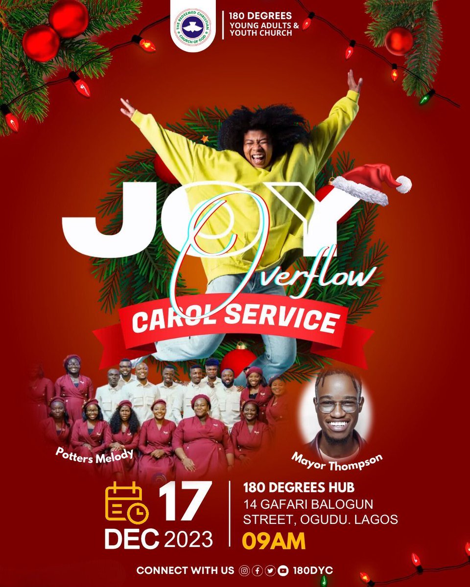 180dyc's tweet image. See you all on Sunday for our special thanksgiving carol service.🥳

We have some amazing services planned!

#rccg180dyc 
#joyoverflow 
#thanksgiving
 #joy