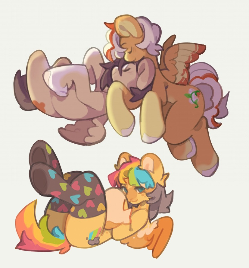 kofenepei's tweet photo. pony post! missed drawing them https://t.co/JaLsoiKi8u