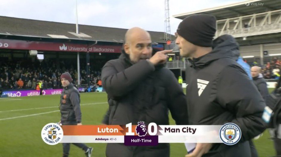 Rory_Talks_Ball's tweet photo. When it comes to booking managers, what is the message they’re trying to send to kids &amp; grass roots?

❌ Celebrating 97th minute winners - BAN 

✅ Pointing in the face of officials - OK https://t.co/RizcyzZJut