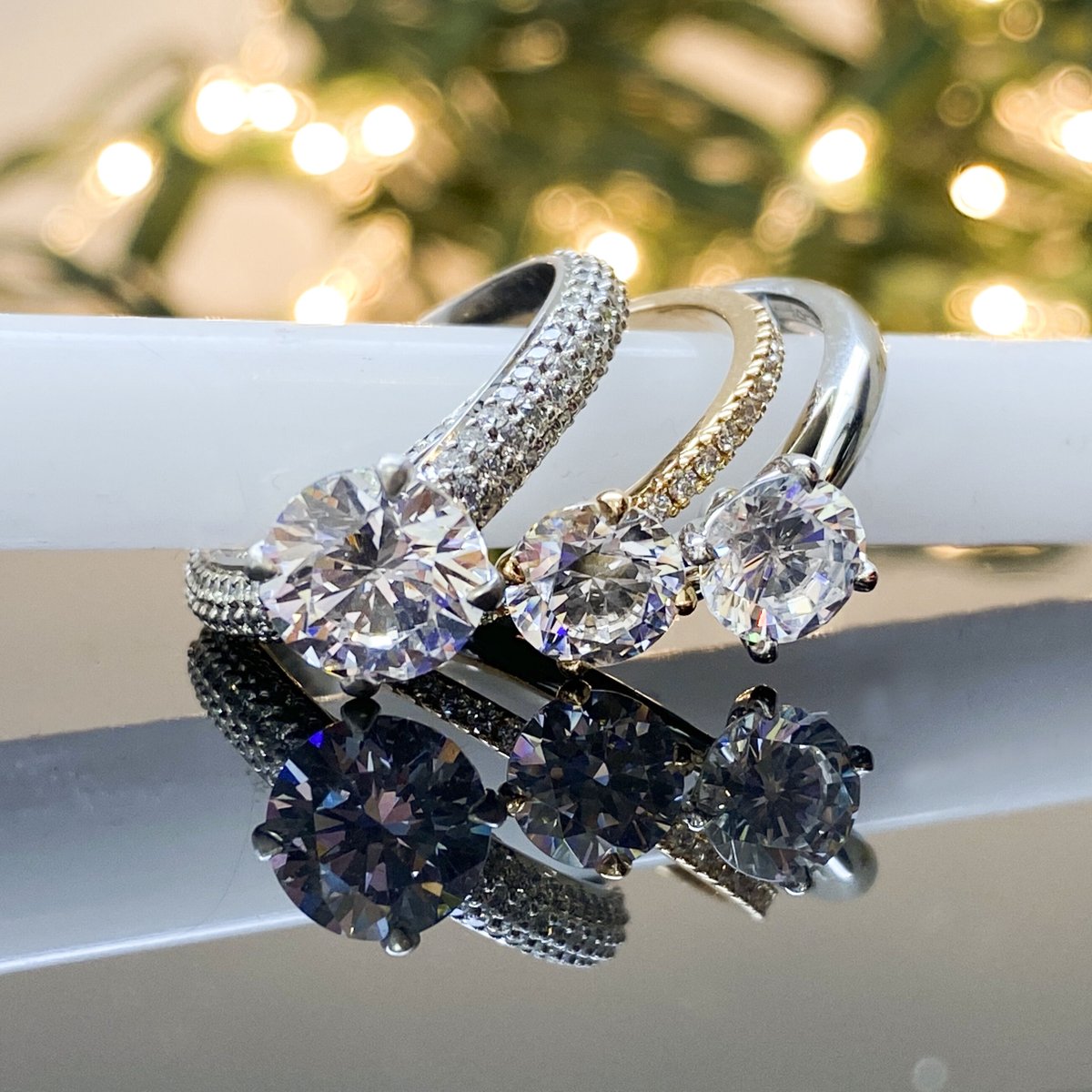 Discover the perfect surprise waiting under your tree this holiday - a stunning diamond ring that's sure to dazzle. 🎄💍 #BrianGavinDiamonds #MyBGD #EngagementRings #DiamondRings