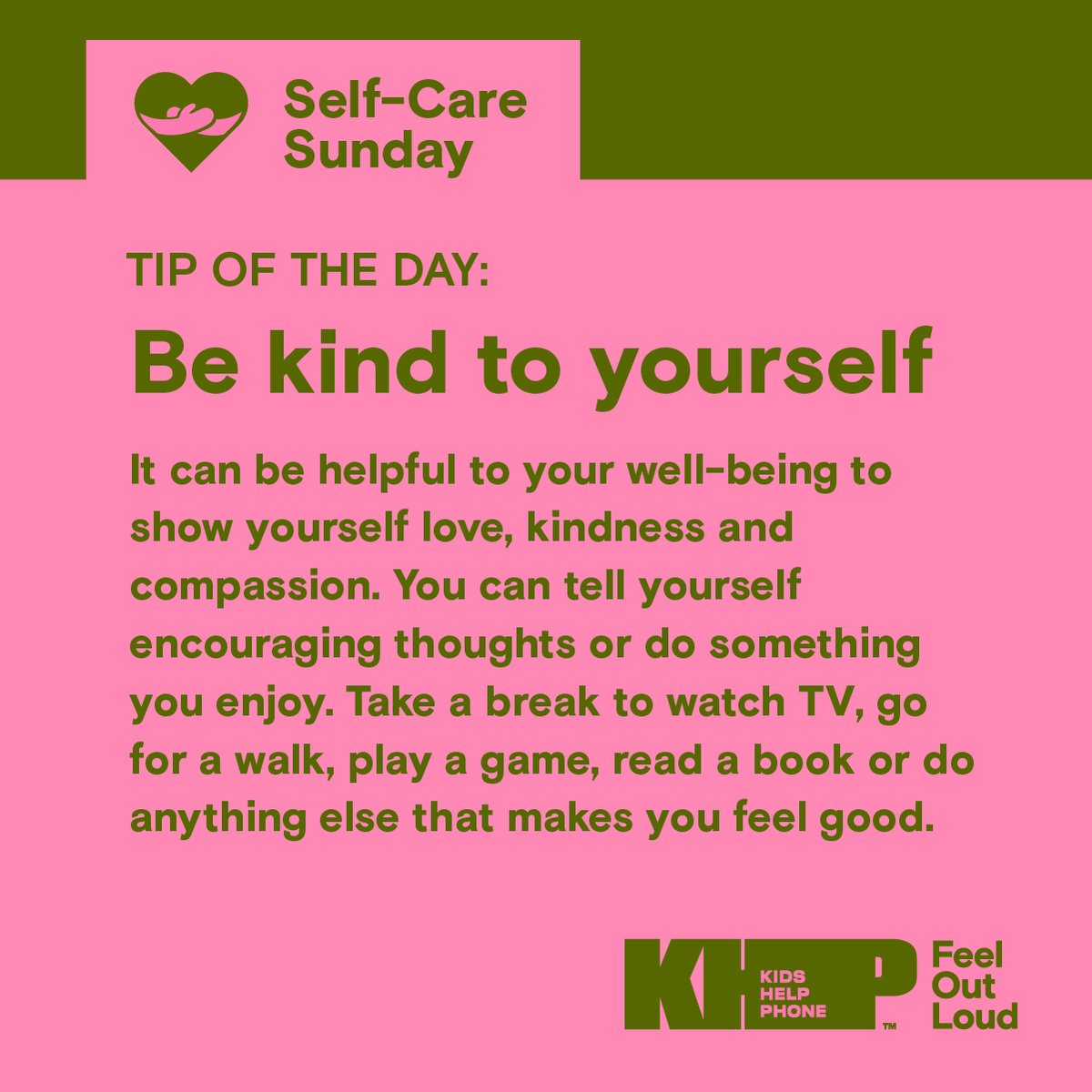 Take some time today to show yourself love, kindness and compassion #SelfCareSunday