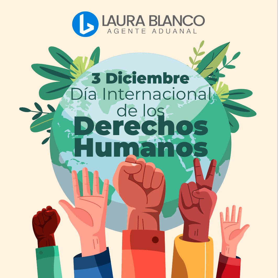 En este Día Internacional de los Derechos Humanos, como agente aduanal, afirmo mi compromiso de trabajar por un comercio internacional que respete y promueva la dignidad de todos. 🌍🤝 

#DerechosHumanos #ComercioÉtico #AgentesAduanales