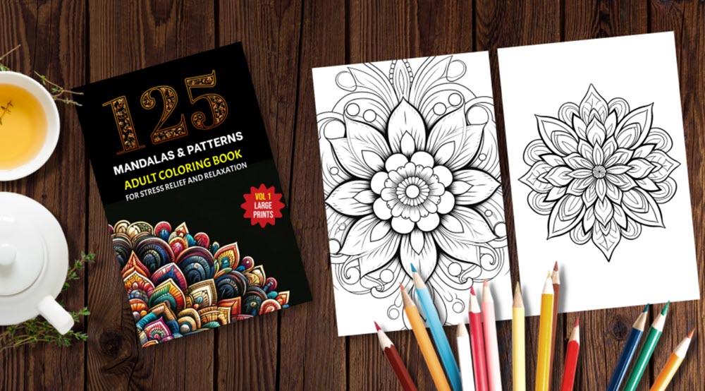 #AdultColoringBook #StressRelief This Mandala Coloring Book inspires #creativity &amp; helps reduce stress. Each design is an invitation to relax &amp; engage in the soothing process of coloring &amp; the #peace that focusing on the mandala patterns will bring you. amzn.to/48lcBof