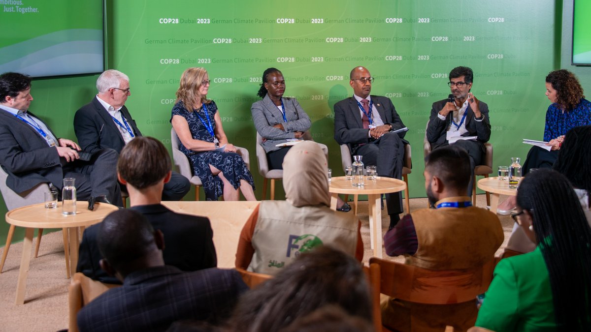 #TeamClimateBMZ (@bmz_climate) on Twitter photo In times of polycrisis, private capital is crucial to fill the growing #SDG& #ClimateFinance gap. At #COP28 <a href="/JochenFlasbarth/">Jochen Flasbarth</a> and a range of experts discussed the role of NDBs, MDBs & DFIs in mobilising private capital for #ClimateAction & financing a #JustTransition.🌍 In times of polycrisis, private capital is crucial to fill the growing #SDG& #ClimateFinance gap. At #COP28 <a href="/JochenFlasbarth/">Jochen Flasbarth</a> and a range of experts discussed the role of NDBs, MDBs & DFIs in mobilising private capital for #ClimateAction & financing a #JustTransition.🌍