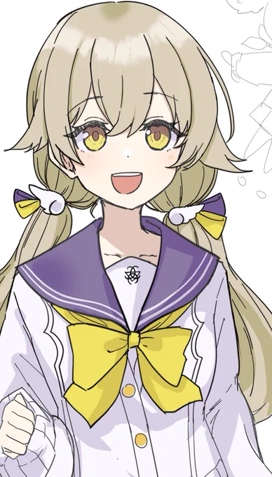 中の人繋がり#100カノファンアート #ブルアカ 