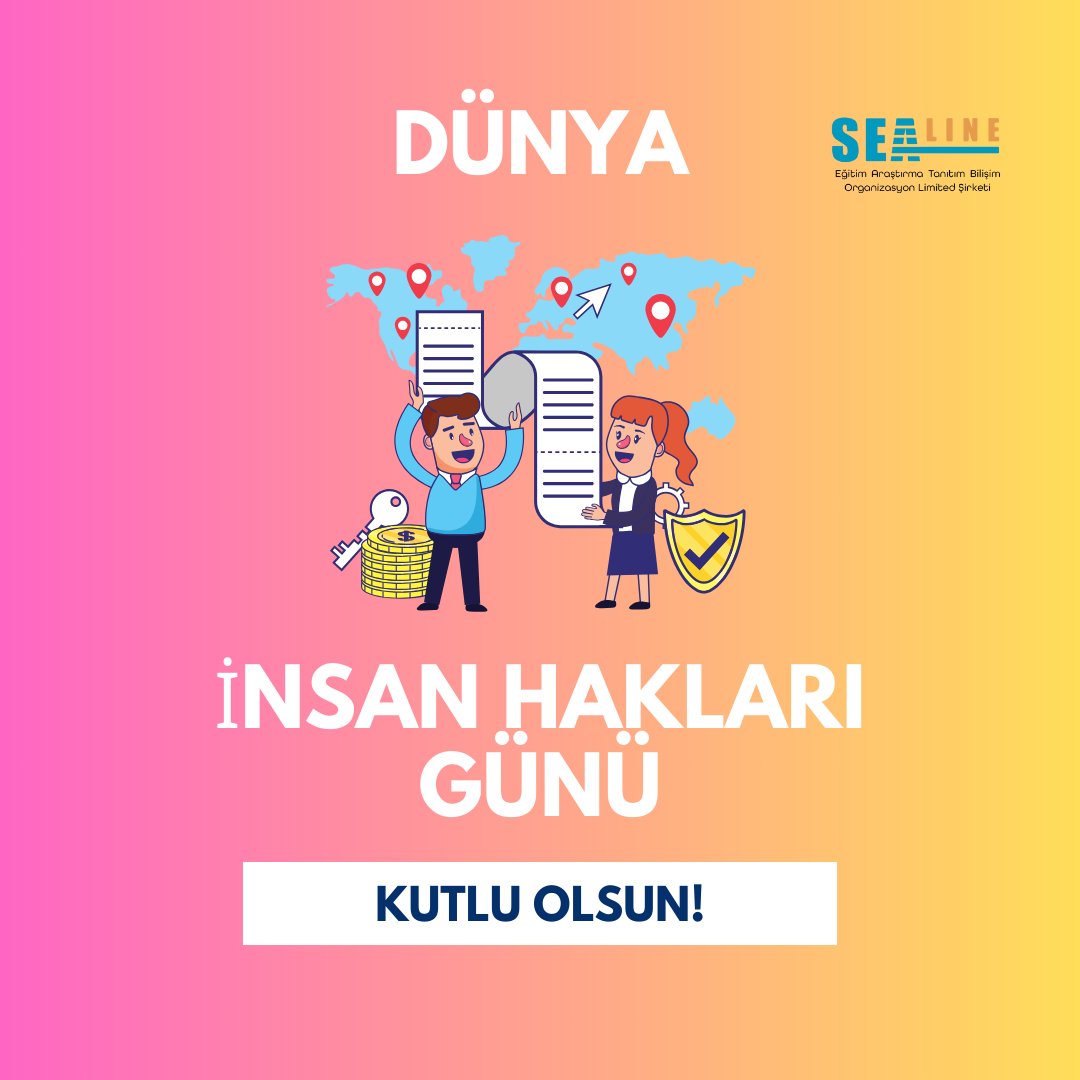 <a href="/sealineofficial/">Sealineofficial</a>  insan haklarına saygıyı temel değer olarak benimsemektedir. Bu doğrultuda, şirketimizin tüm faaliyetlerinde ve tedarik zincirinde insan haklarını korumak için kapsamlı bir politika ve prosedür çerçevesi oluşturmuştur. #dünyainsanhaklarıgünü #humanrightsday