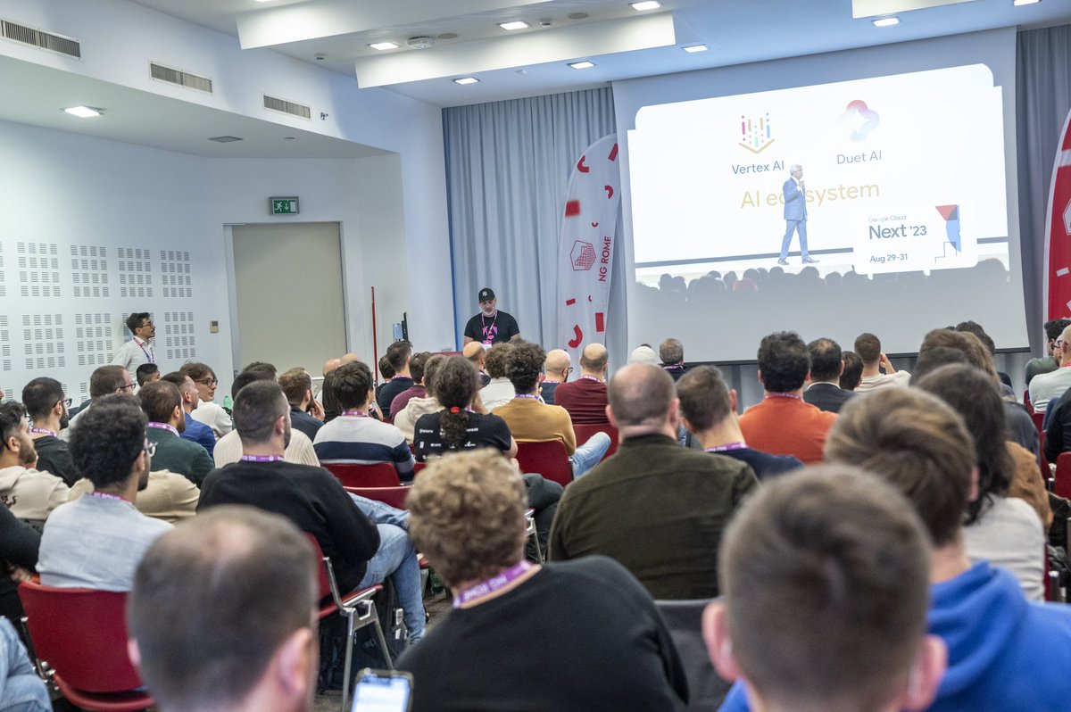 gerardsans's tweet image. Really had a great time at Angular Rome Summit with a deep dive into Generative AI 🌶️🅰️
Ended 2023 with a bang: talk + day workshop both with stellar feedback!
It’s a pleasure to be part of the Angular community and its success over the years.
#GoogleDeveloperExpert #angular