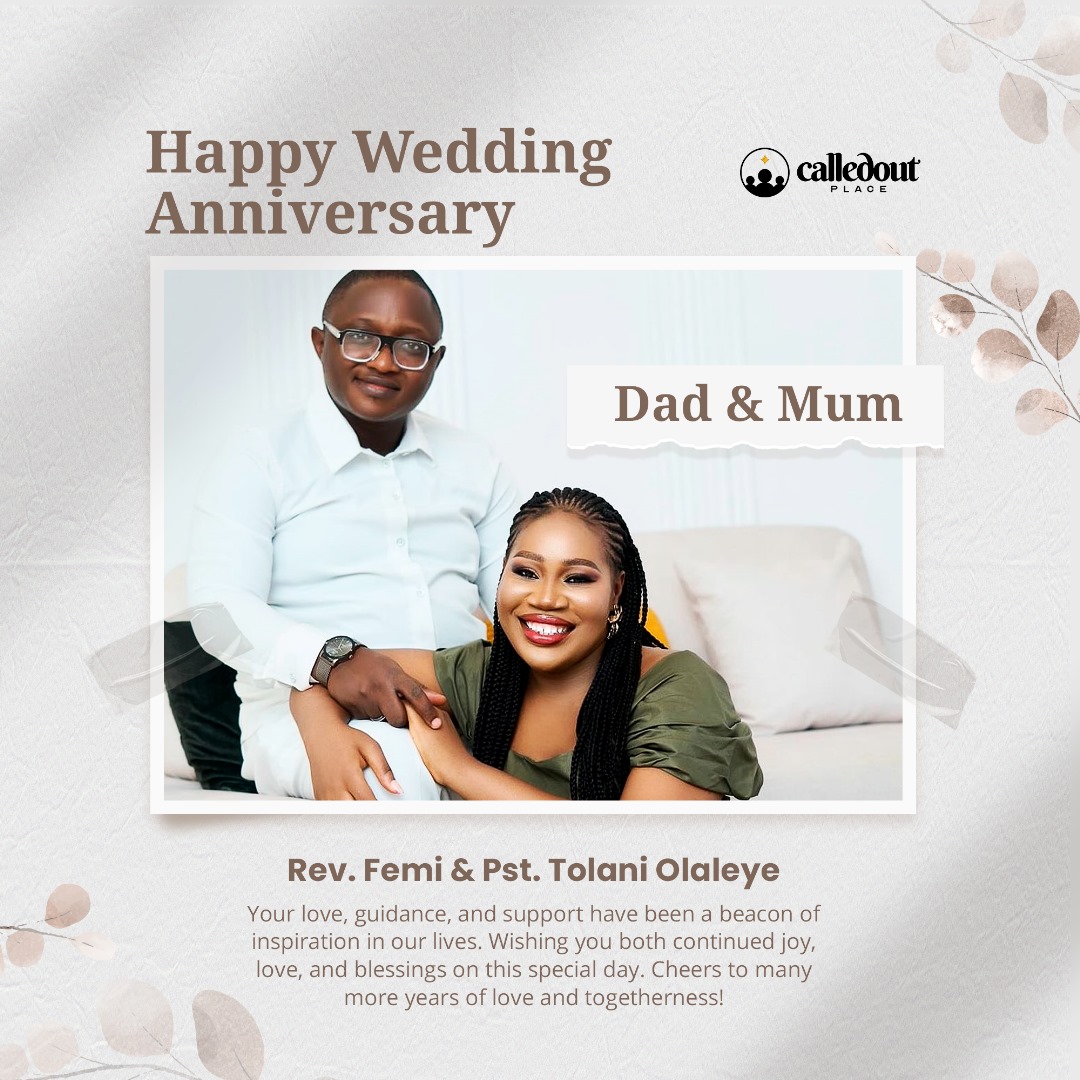 calledoutplace's tweet photo. Celebrating the beautiful love story of my incredible spiritual parents on their anniversary! Your bond is a true testament to love, faith, and happiness. Here's to another year of blessings and cherished moments. #AnniversaryLove 
@pfemiolaleye @_tolaniolaleye https://t.co/TSxUfQXZ33