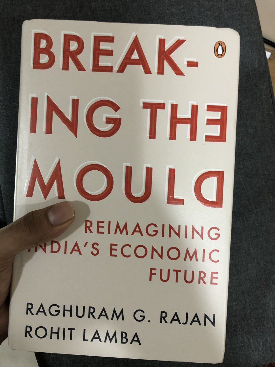 Just finished #BreakingtheMould by Dr. Rajan & @rohlamba on day one! A concise summary won't capture the richness of this brilliantly written, insightful, and nuanced book. An artistic exploration addressing every issue we currently grapple with.
@PenguinIndia 
#RaghuramRajan