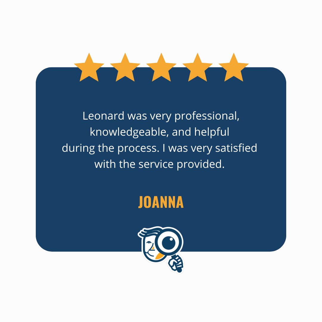 Joanna, thank you for such kind words! Leonard is a great member of our team and we’re glad he provided excellent service. Please let us know if you ever need anything in the future. ✨

#airqualityassessors #floridahomeowners #floridabusinessowners #clientreviews