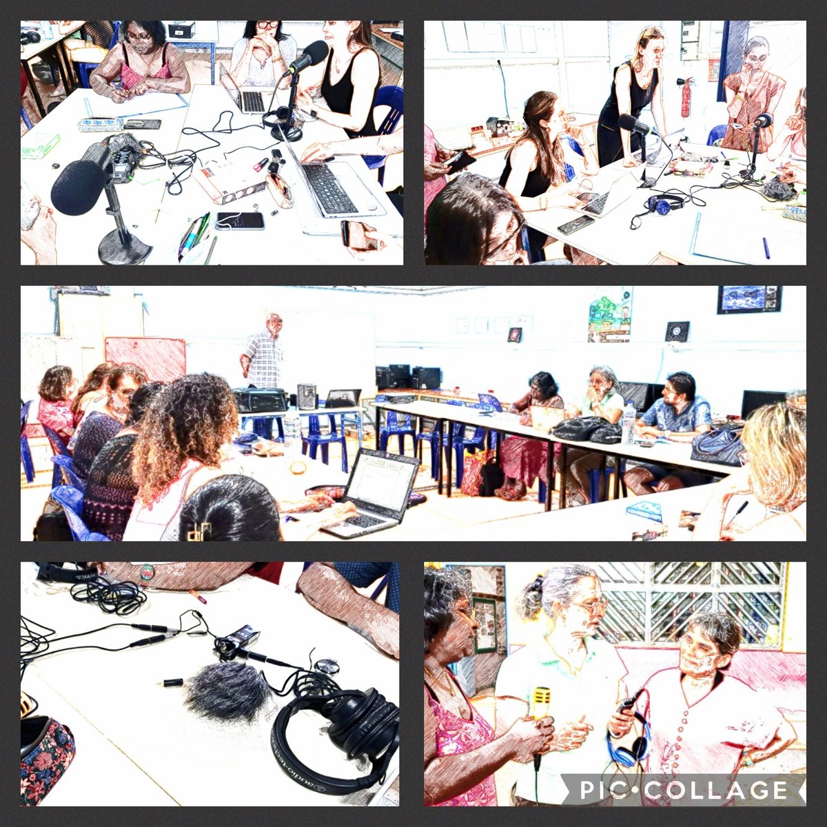 🎧🎤🎙️Après un cycle #stopmotion 🚧 cycle  #webradio pour les formations rep+ sous la houlette de notre <a href="/ERUNstandre/">E.R.U.N</a>🎙️🎤🎧 levier pour la maîtrise de l'oral et de l'écrit et l'apprentissage des langues #reussitedeseleves #numerique <a href="/DraneLaReunion/">DRANE académie de La Réunion</a> <a href="/pf_mourier/">PF MOURIER</a>