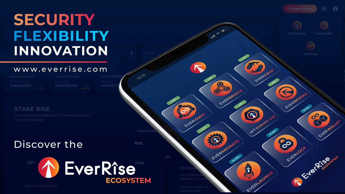dr_momentomori's tweet image. You want a project that&apos;s already proven itself?! Look at #Everrise and its suite of dapps. From wallet security in #dvault to #crossx its p2p stable swap, it offers many useful tools. There are going to be many projects launching during this next bull run. some will make big…