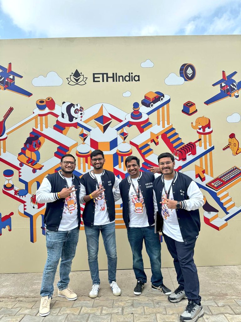 🎉 Thrilled to share the fantastic news! 🏆 Our project #TokenKrafters clinched the 2nd prize in multiple tracks at <a href="/ETHIndiaco/">ETHIndia</a> 2023 Hackathon! ✨

Triumphing in the @0xPolygonDeFi zkEVM Challenge, Best New Subgraph in @GraphProtocol Track &amp; the <a href="/Scroll_ZKP/">Scroll</a> Pool Prize! 🚀

Huge