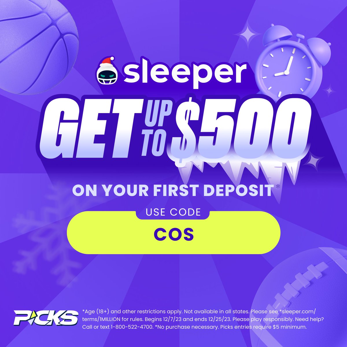 CallingOurShot's tweet photo. The Sunday Sleeper Entry!

New User? Sign Up With Code "COS" or the link below....you will get:
- a Jalen Hurts Free Square
- a 100% Deposit Match up to $500!

Get on it people!
https://t.co/qAbivpm3sn https://t.co/JXZDSwaMxC